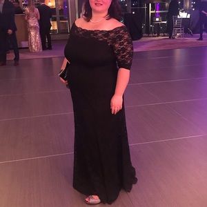 Black Lace Gown Torrid